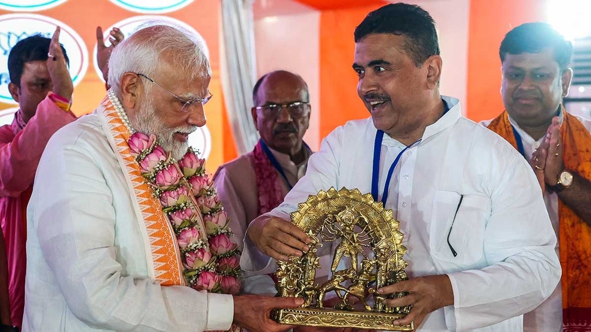 Narendra Modi,Suvendu Adhikari
