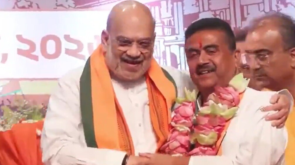 अमित शाह की मौजूदगी में शुभेंदु अधिकारी चुने गए विधायक दल के नेता