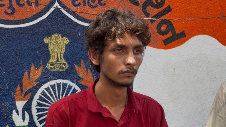 नानी की हत्या के आरोप में नाती गिरफ्तार. (Photo: Sanjay Singh J Rathod/ITG)