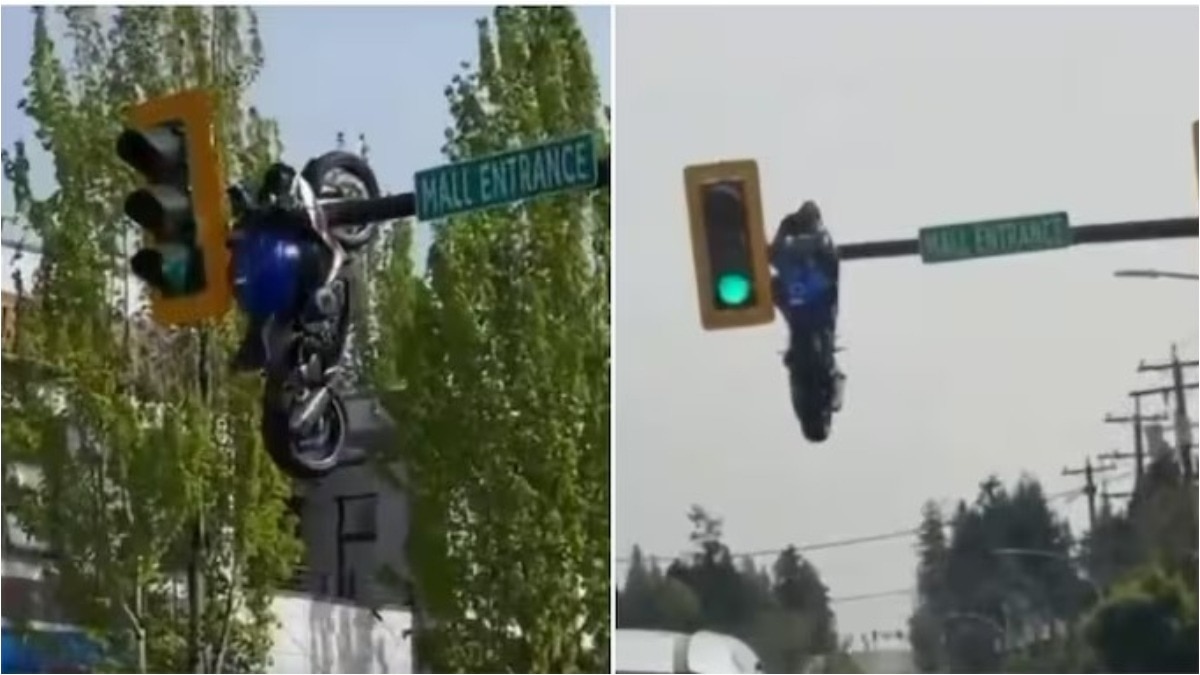 motorcycle-hangs-from-traffic-pole-after-canada-crash-viral