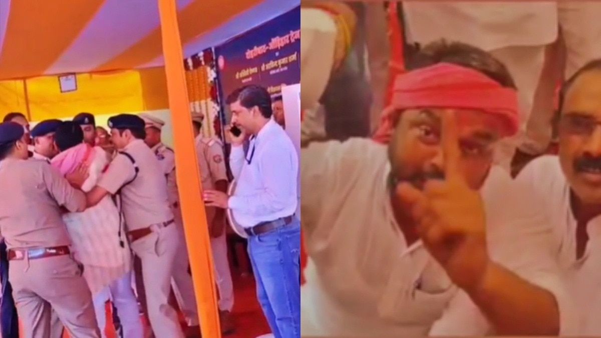 मऊ: दोहरीघाट स्टेशन पर भिड़े सपा-भाजपा कार्यकर्ता, पुलिस ने भांजी लाठियां