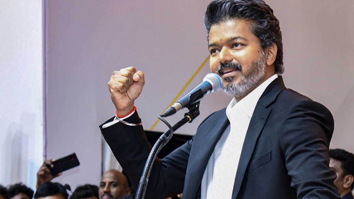 Vijay took oath as Tamil Nadu Chief Minister on Sunday. (Photo: PTI)