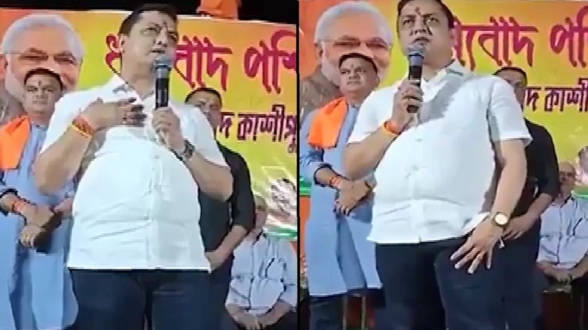 मंच से BJP विधायक का बयान (Photo: itg)