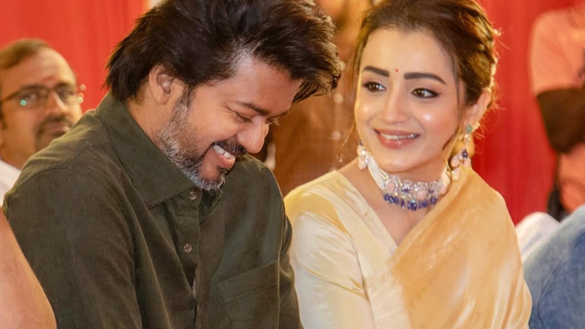 Vijay and Trisha Krishnan