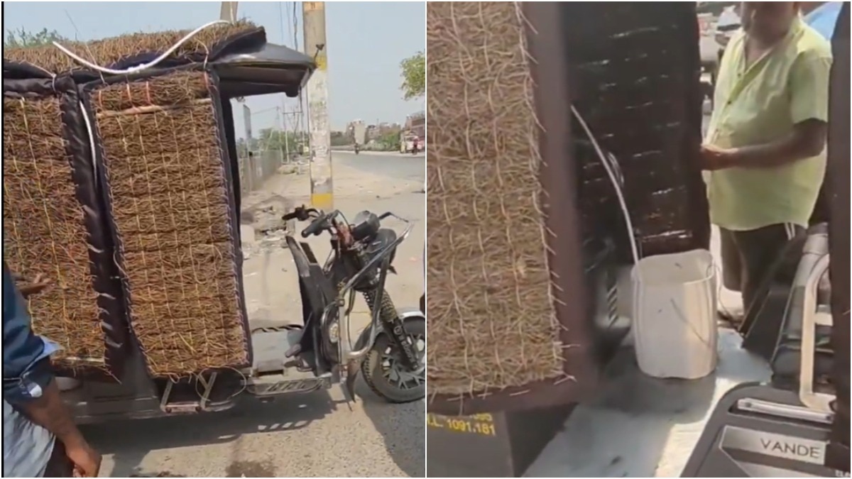 , Delhi e-rickshaw AC viral video