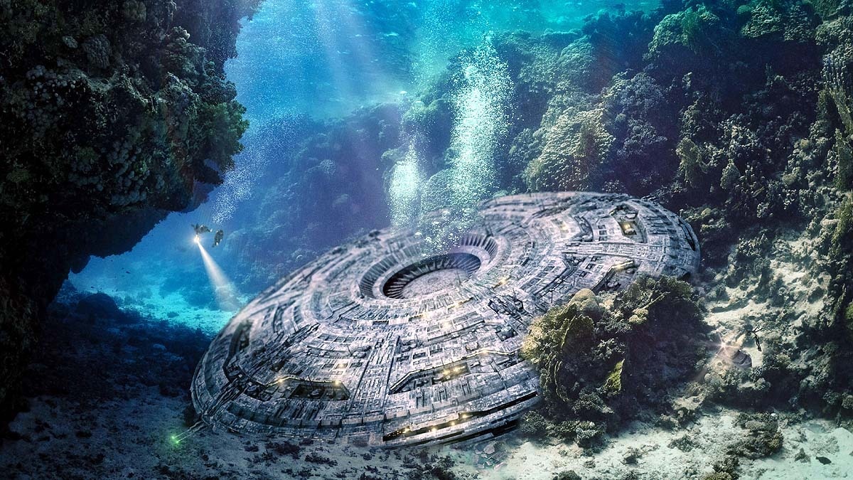 mysterious underwater ufo