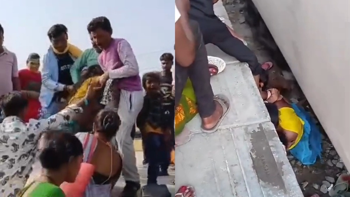 महिला मामूली घायल हुई.(Photo: Screengrab)