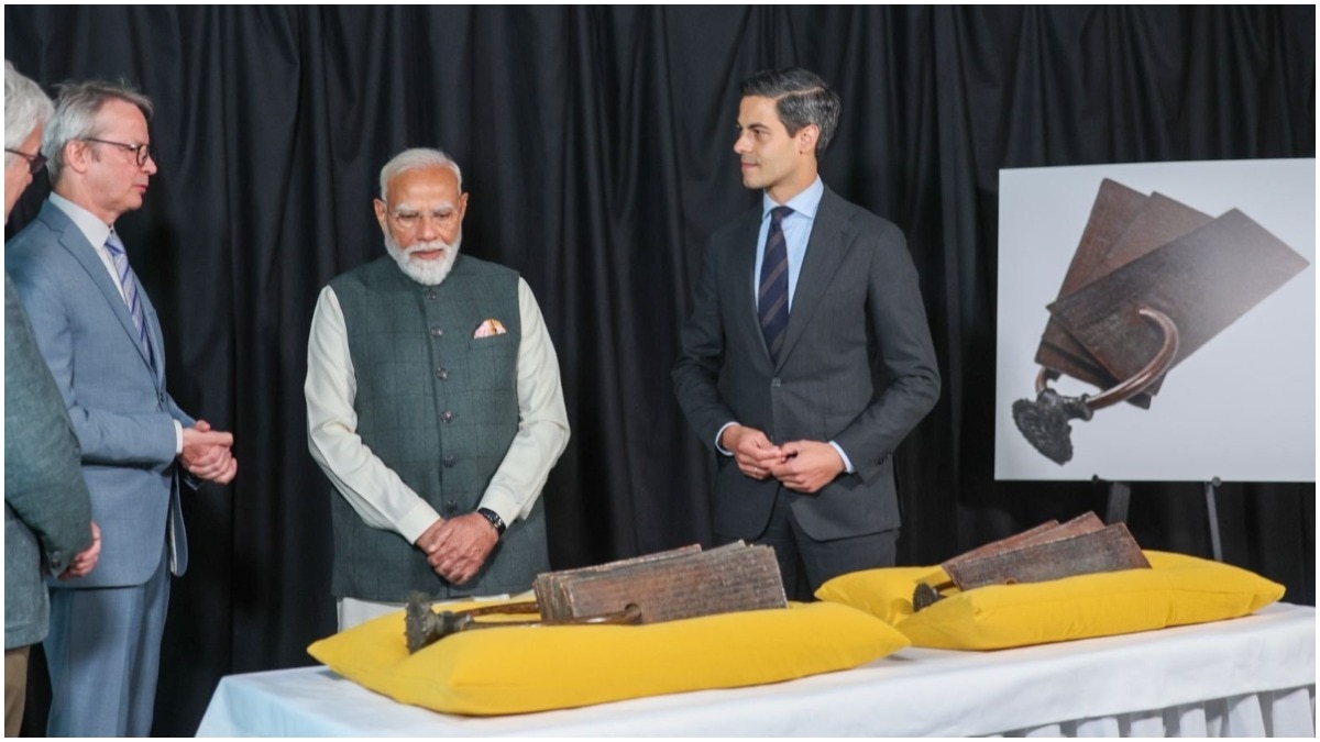 Historic Chola Plates Handed Back to India by Netherlands in PM Modi Presence 