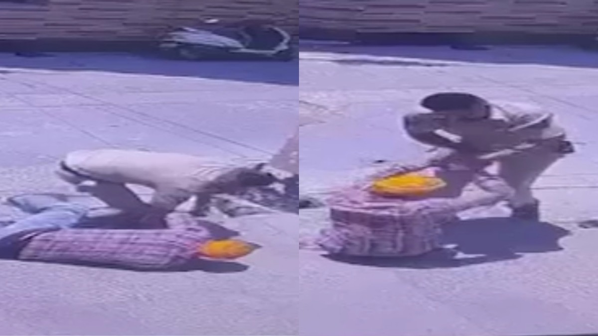पुलिसकर्मी ने बचाव में कैदी पर फायरिंग कर दी. (Photo- Screengrab)