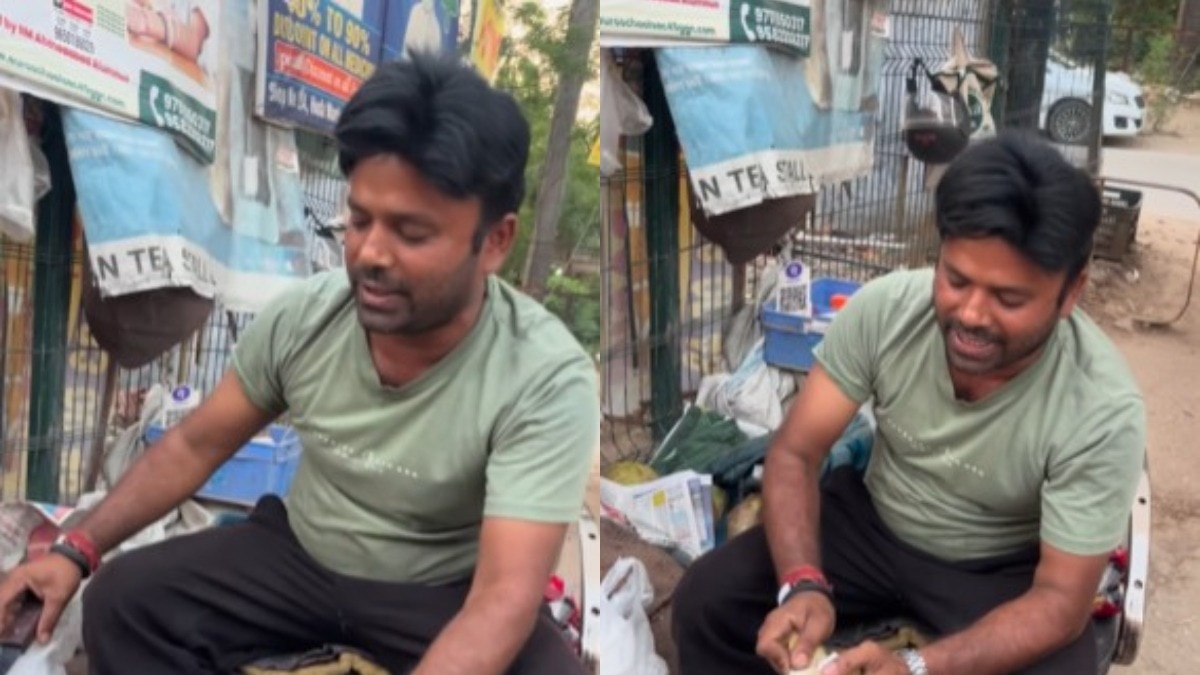 coconut seller singing viral video, Gurugram coconut seller,
