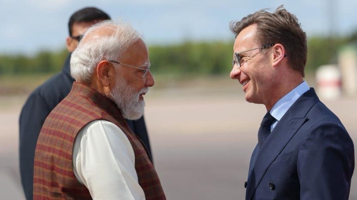 भारत-स्वीडन रिश्तों को नई मजबूती देने गोथेनबर्ग पहुंचे पीएम नरेंद्र मोदी (Photo: PTI)