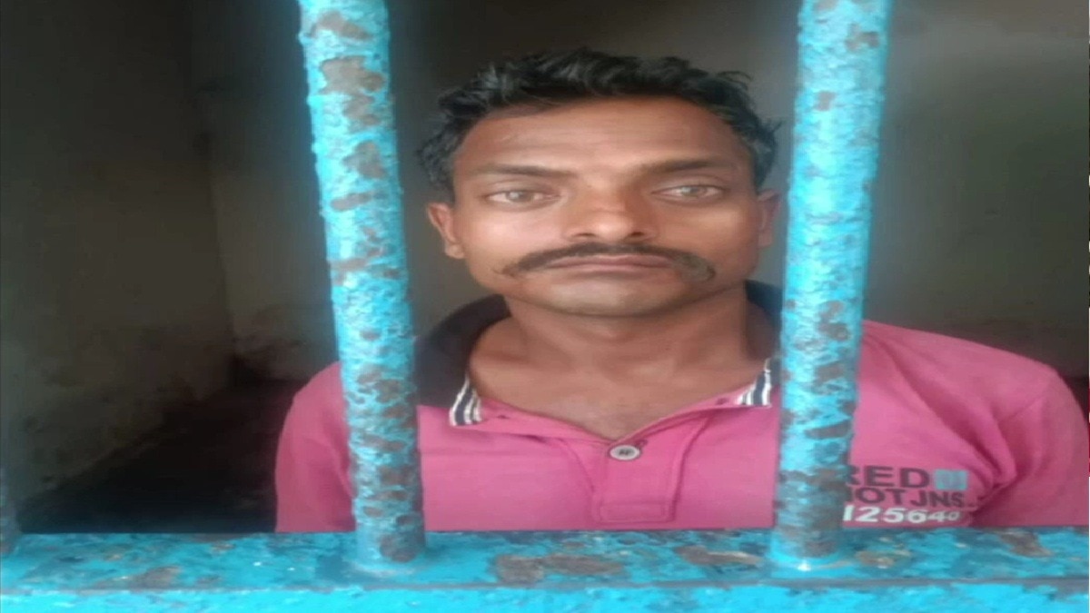 जितेंद्र निषाद को पुलिस ने किया गिरफ्तार. (Photo: Screengrab)