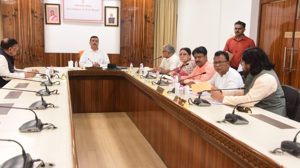 CM Suvendu Adhikari's Cabinet Meeting