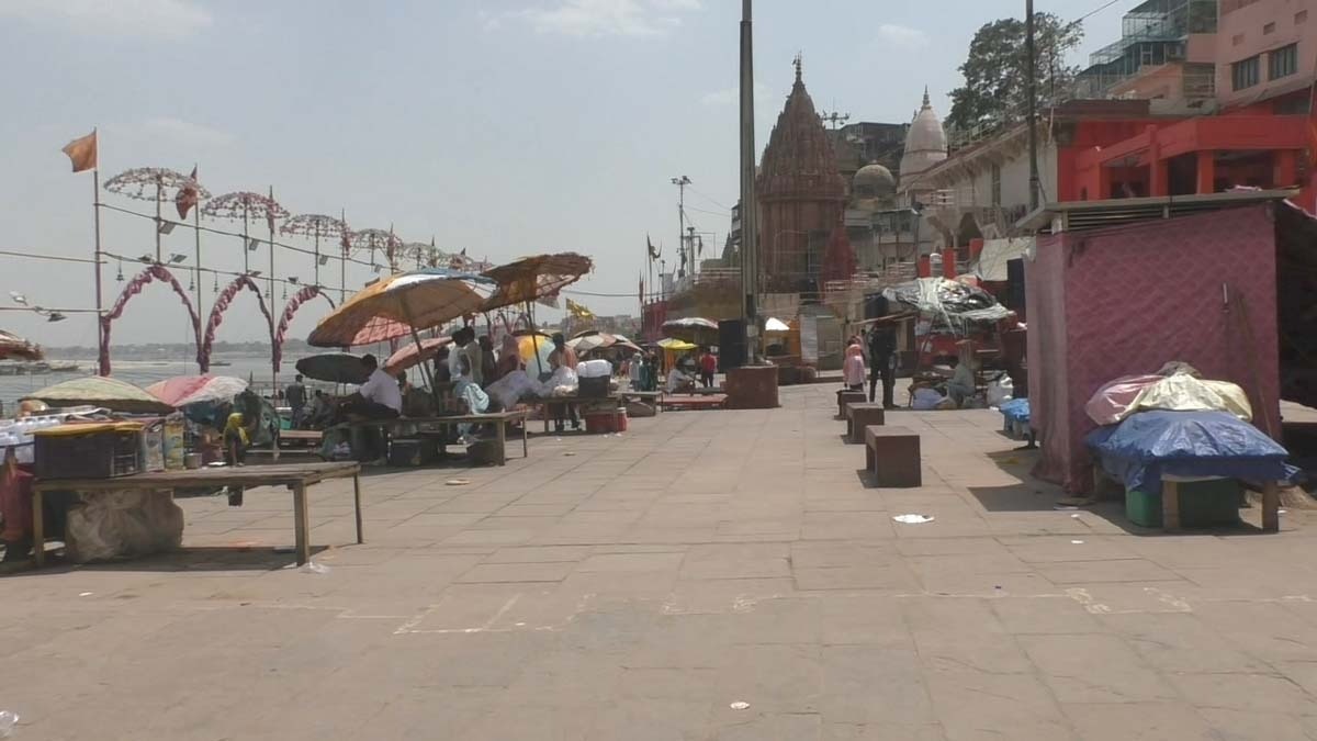 प्रयागराज में गर्मी के कारण सड़कों से संगम तक ‘लॉकडाउन’ जैसे हालात