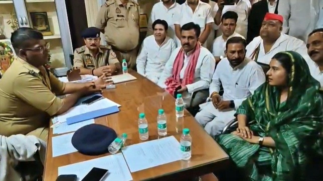 SP MP Iqra Hasan's Altercation with the Police (Photo: ITG)