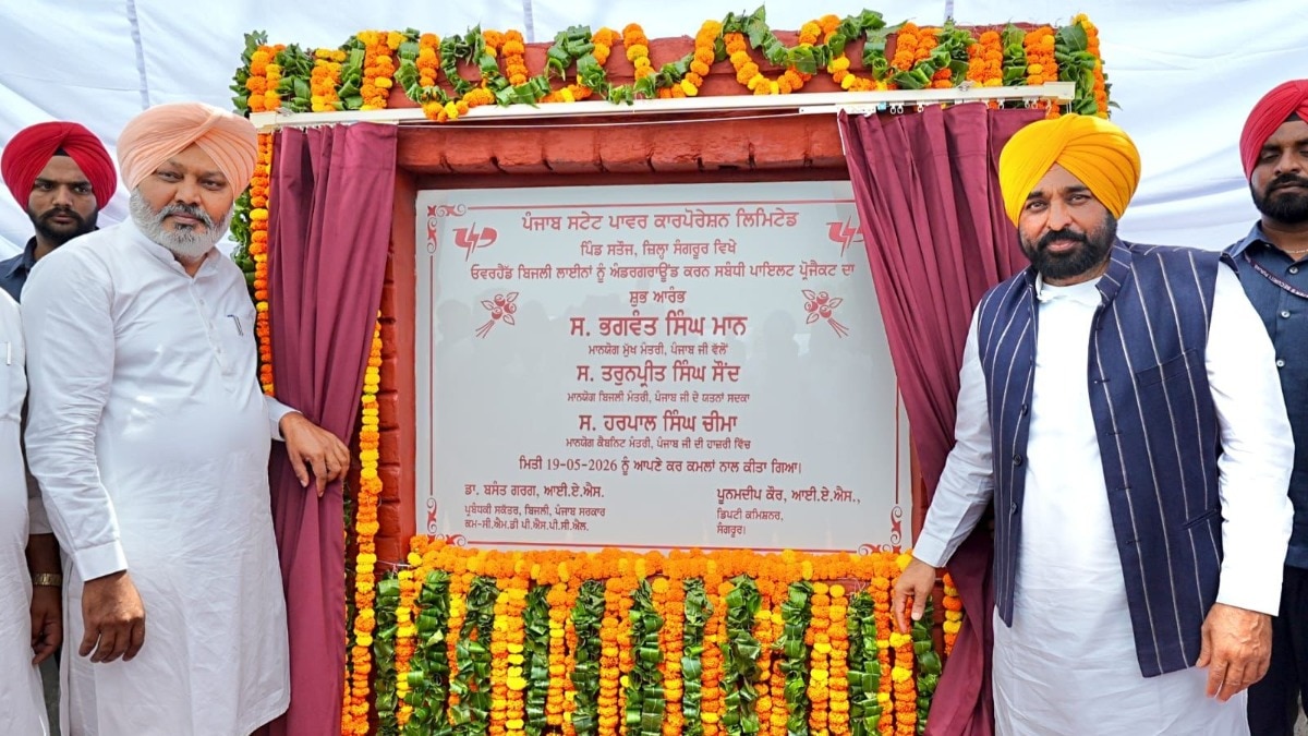 मान सरकार के 'सतौज मॉडल' के तहत पंजाब के गांवों से हटेगा बिजली के तारों का जंजाल (Photo-X, @BhagwantMann)