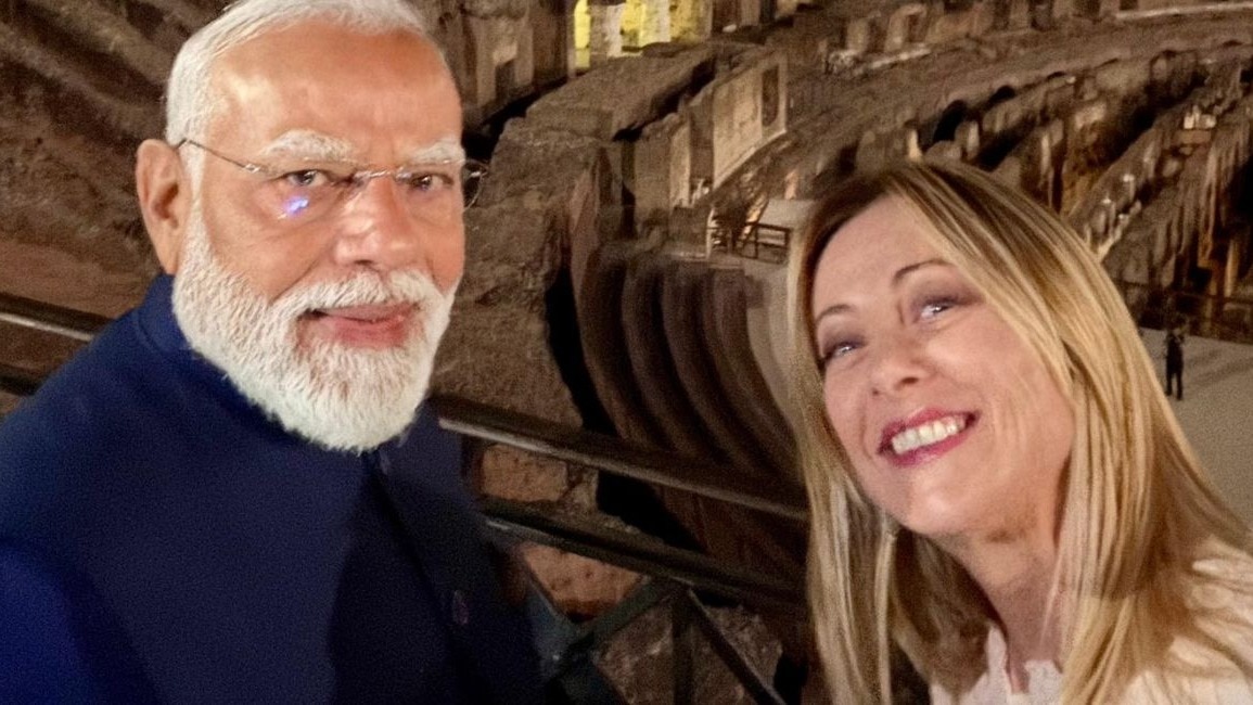 modi meloni meeting