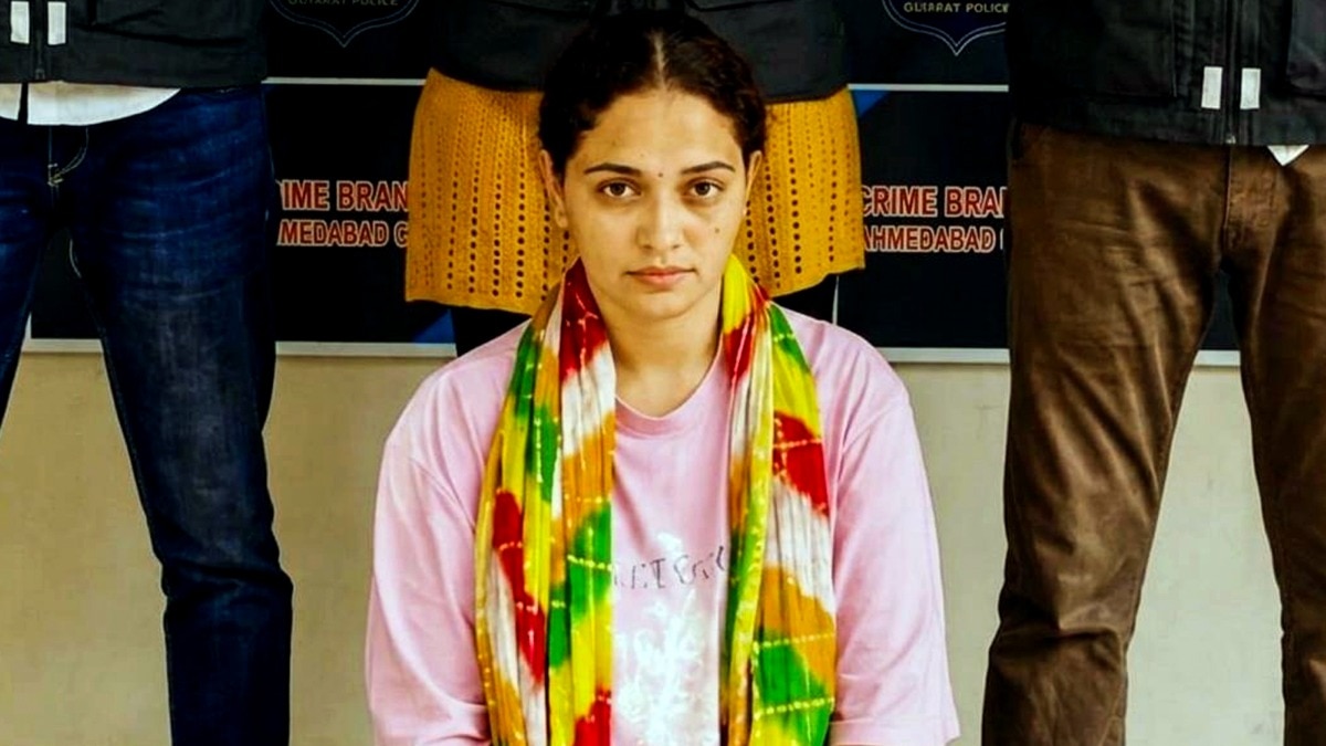 अहमदाबाद की हर्षिदा शेट्टी को चोरी के गहने बेचते समय गिरफ्तार कर लिया गया (Photo: ITG)