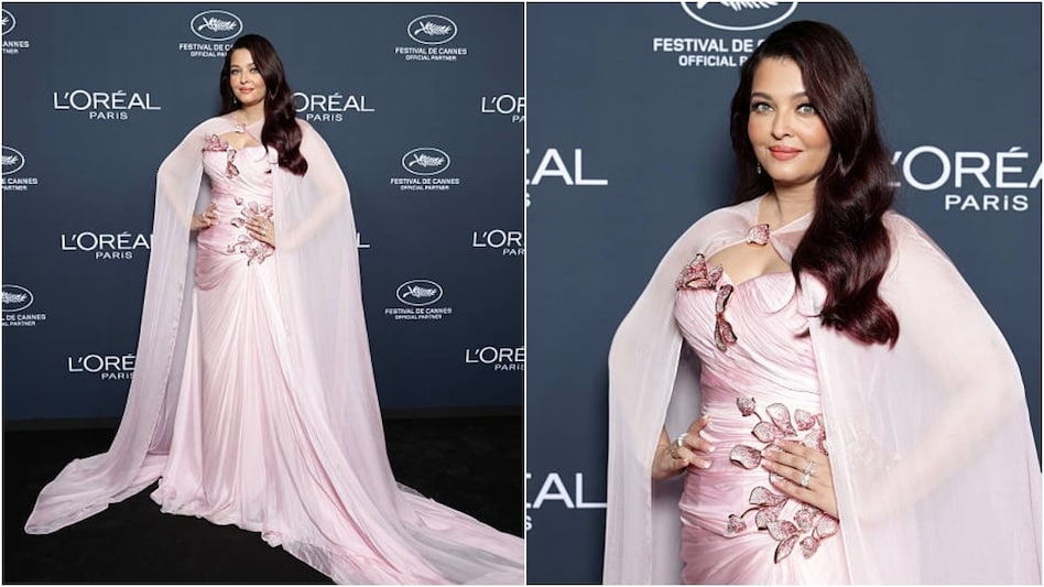 Cannes 2026: रेड गाउन में छाईं 14 साल की आराध्या बच्चन, ग्लैमरस लुक से लूटी लाइमलाइट, मां ऐश्वर्या राय संग टशन में दिए पोज - 14 years old aaradhya bachchan cannes debut