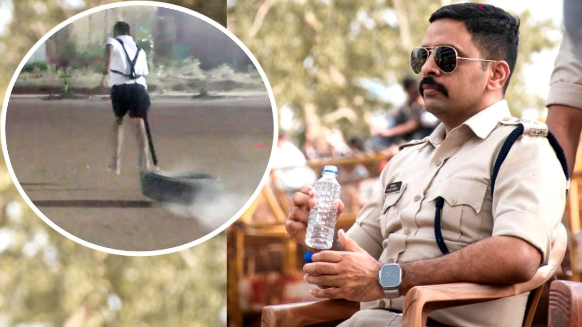 धार में 'सिंघम' के तेवर देख सहम गए अफवाहबाज.(Photo:ITG)