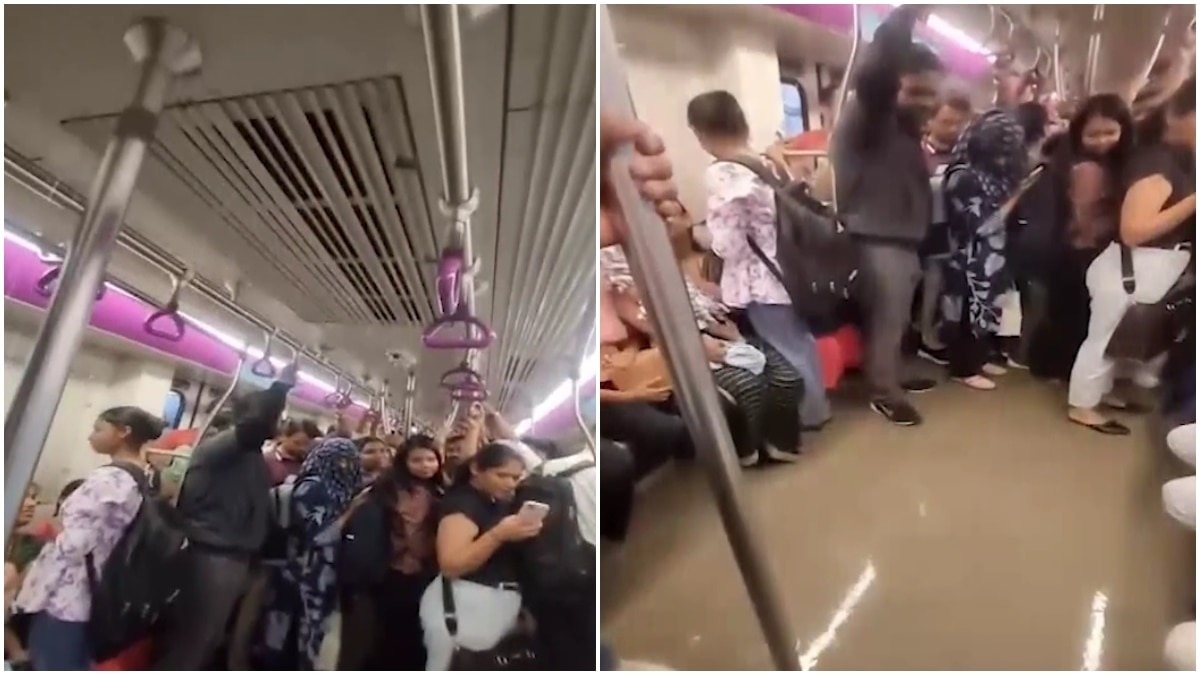 Watch: Pune Metro coach roof leaks amid heavy rainfall, viral video sparks concern
