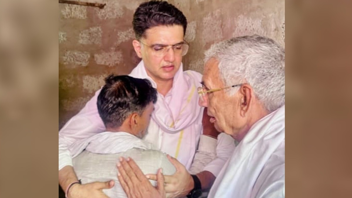 सचिन पायलट ने घर पहुंचकर साझा किया दर्द.(Photo:ITG)