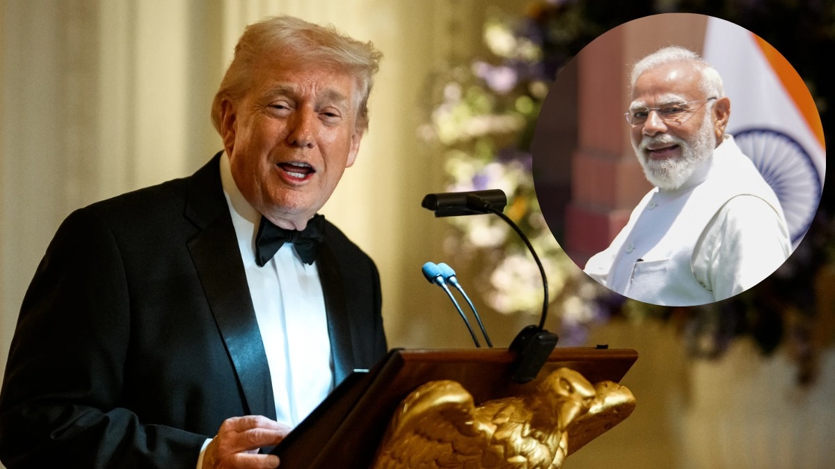 दिल्ली में अमेरिकी समारोह के दौरान डोनाल्ड ट्रंप ने लाइव जुड़कर पीएम मोदी की तारीफ की (Photo: PTI)