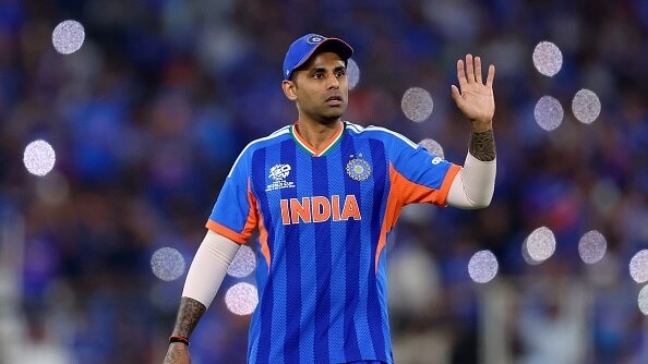 India's T20I captain Suryakumar Yadav in this frame.
