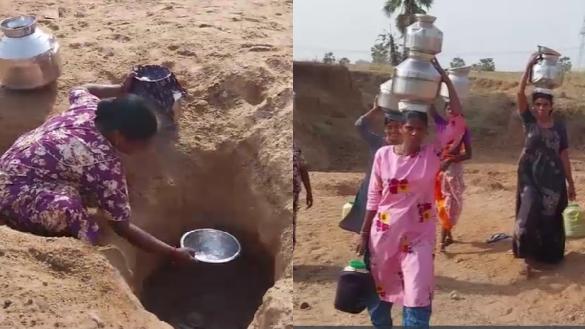 maharashtra chandrapur villages water crisis 