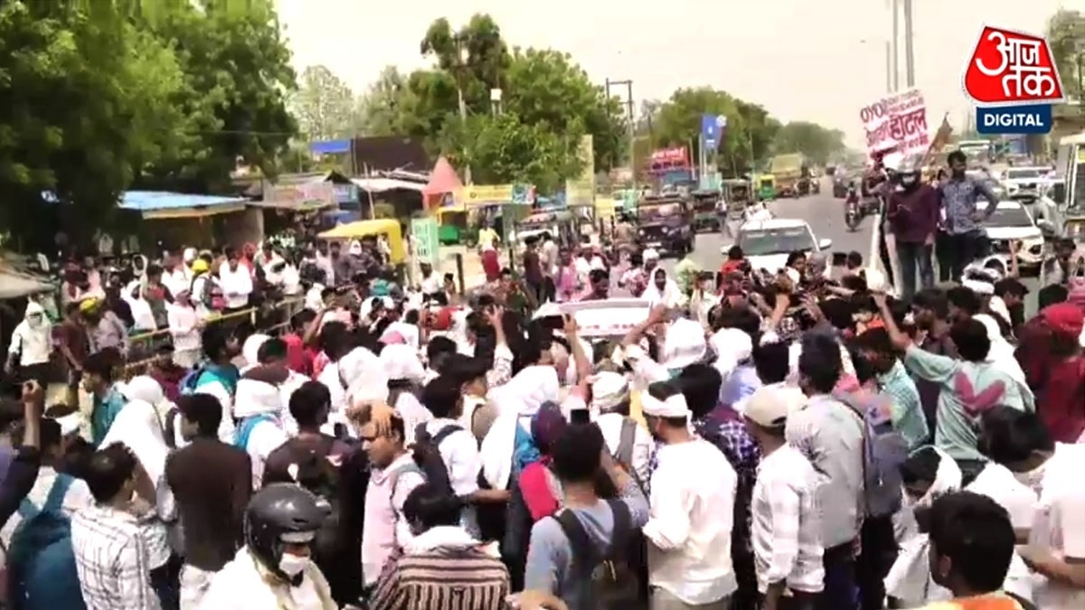 एसएससी जीडी परीक्षा में अव्यवस्था को लेकर हंगामा 