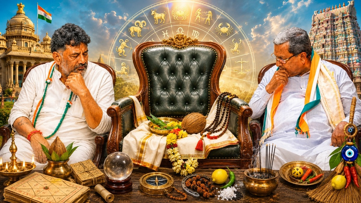 कर्नाटक सीएम पद के इर्द-गिर्द अलग-अलग मान्यताओं की दिलचस्प कहानी है. (फोटो- AI generated)