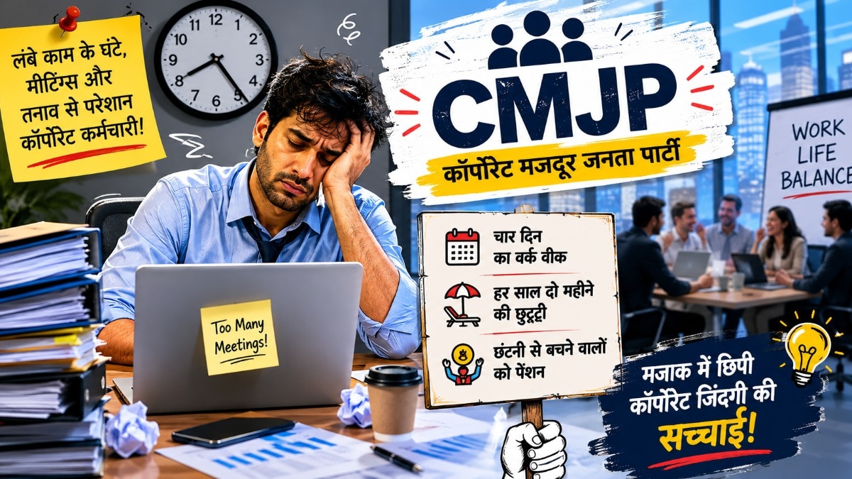 लोग इसे कॉर्पोरेट कर्मचारियों की असली परेशानियों से जोड़कर देख रहे हैं. ( Photo: AI)