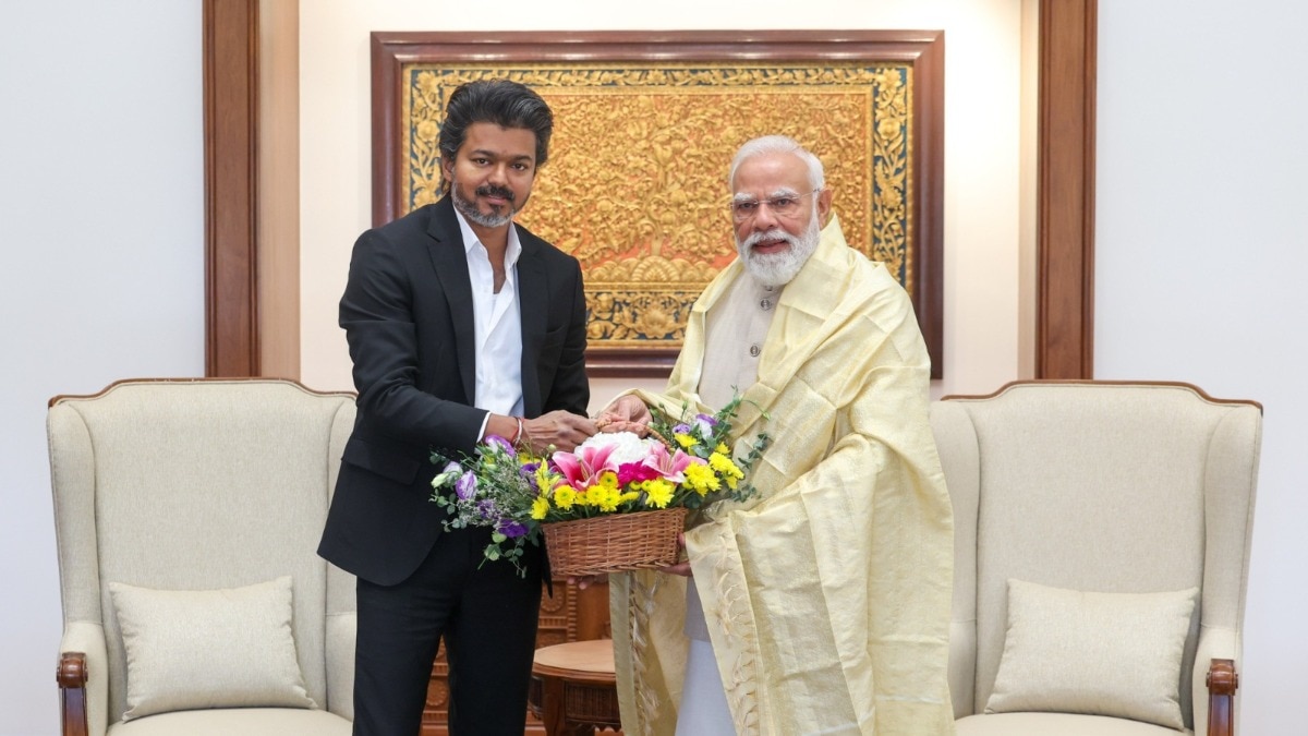 तमिलनाडु के मुख्यमंत्री जोसेफ विजय ने पीएम मोदी से की मुलाकात (Photo: X/@PMOIndia)