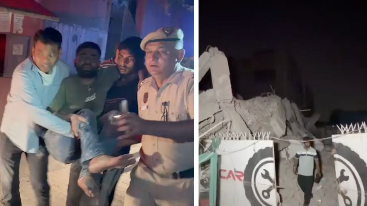 South Delhi building collapse