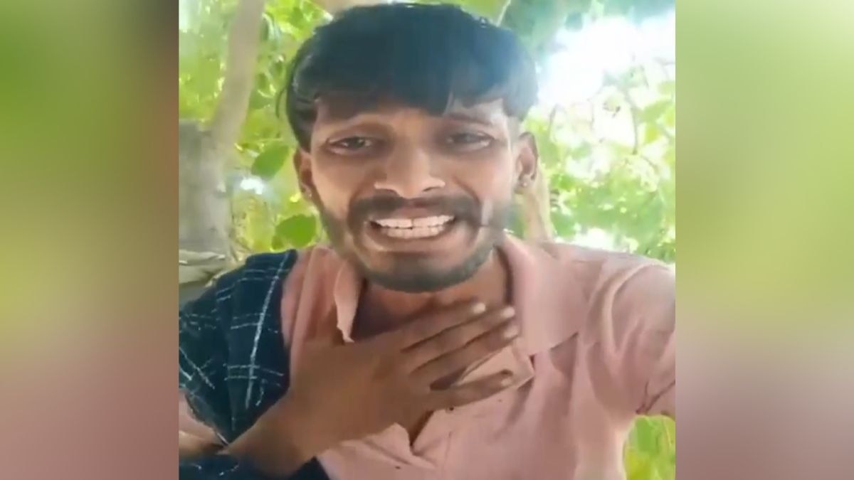 युवक ने वीडियो में पत्नी और सास-ससुर पर लगाए आरोप. (Photo: Screengrab)