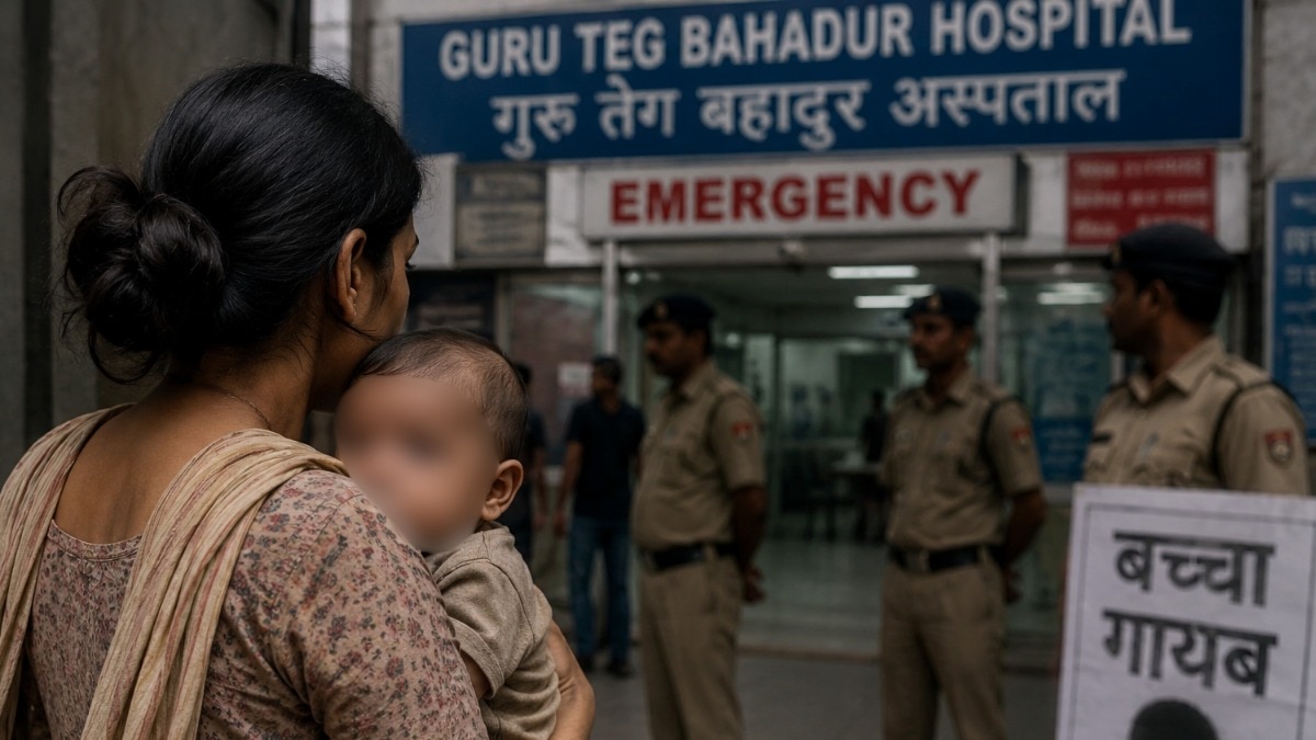 दिल्ली: GTB हॉस्पिटल से 7 महीने का बच्चा गायब, किडनैपिंग का केस दर्ज