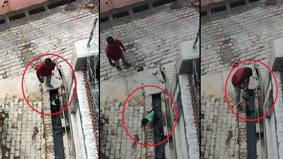 मासूम को पिता ने बार- बार नाले में डुबोया (Photo: itg)