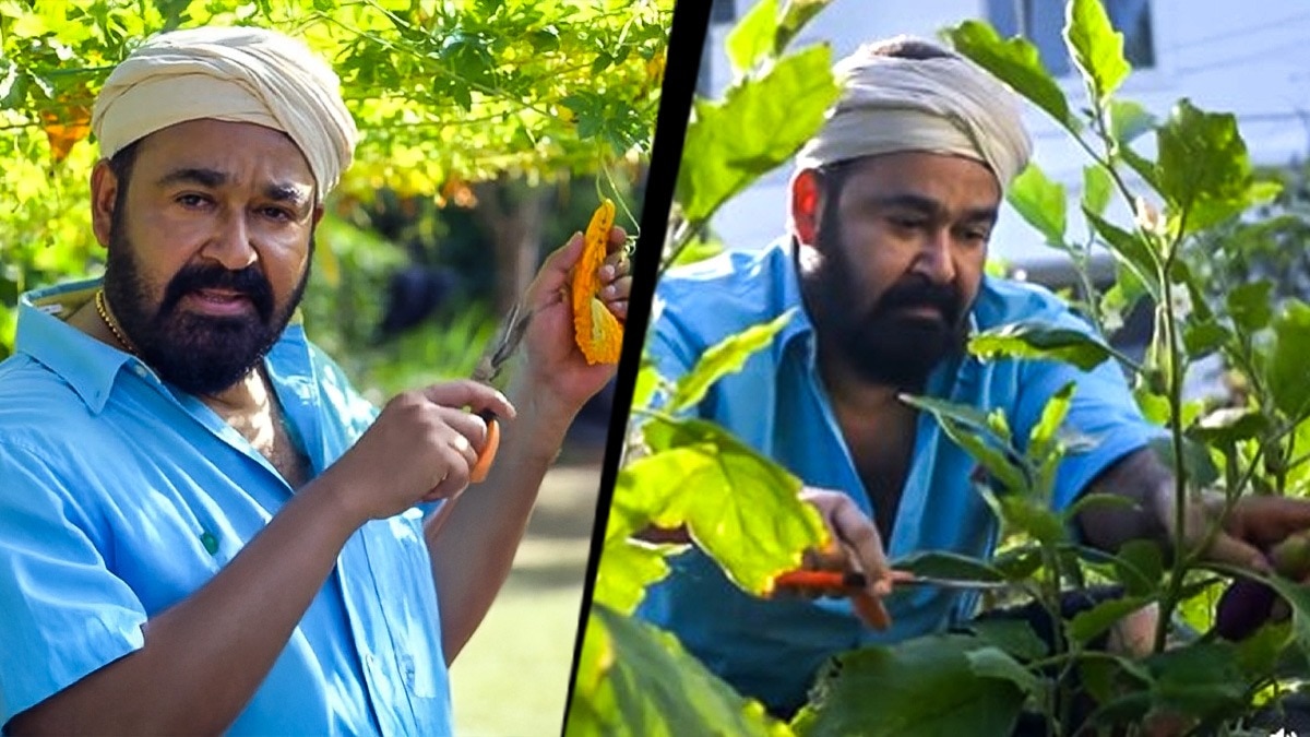 superstar mohanlal turned farmer 