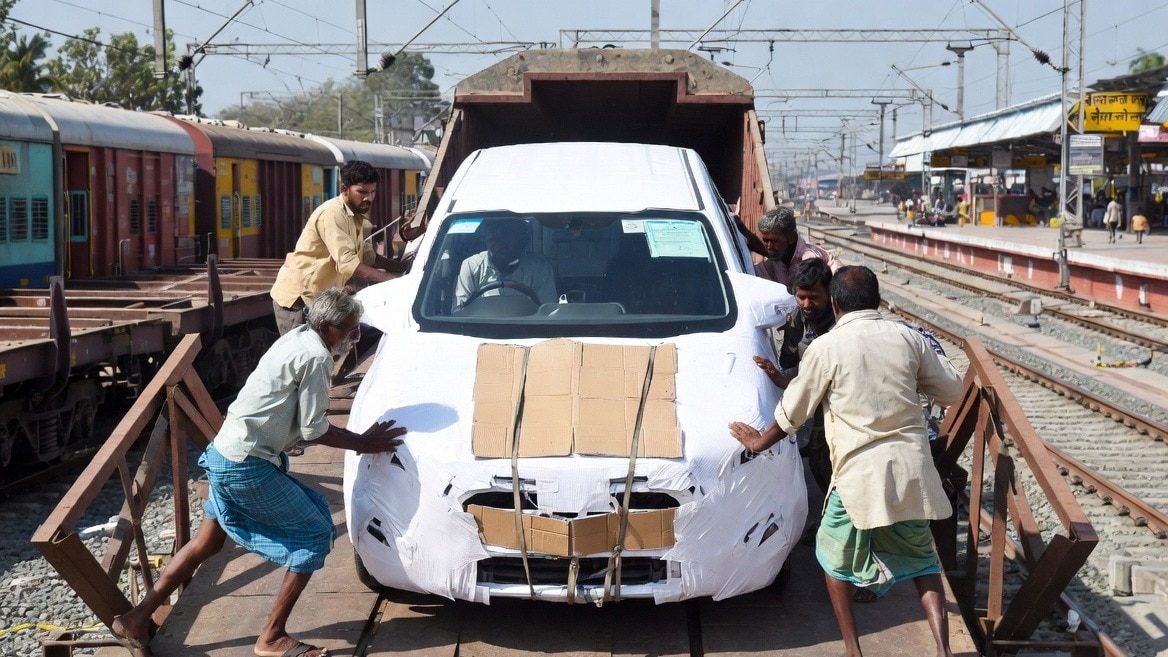 Indian Railways car transport