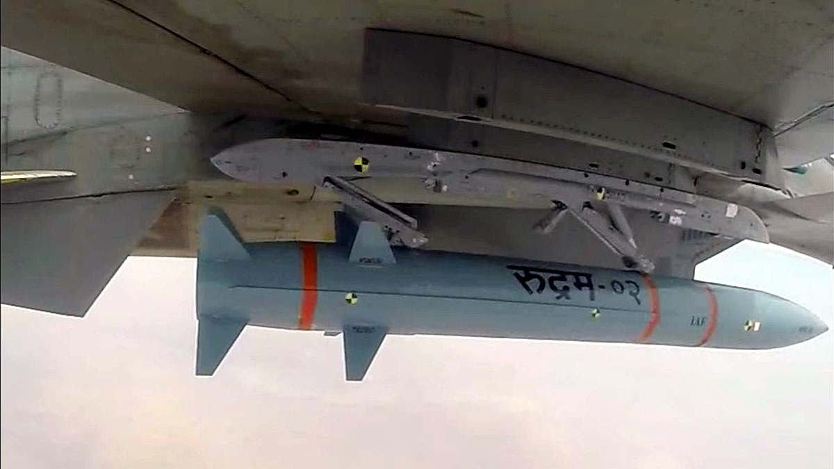 ये है Su-30MKI फाइटर जेट में लगा रुद्रम-2 मिसाइल. (File Photo: DRDO)