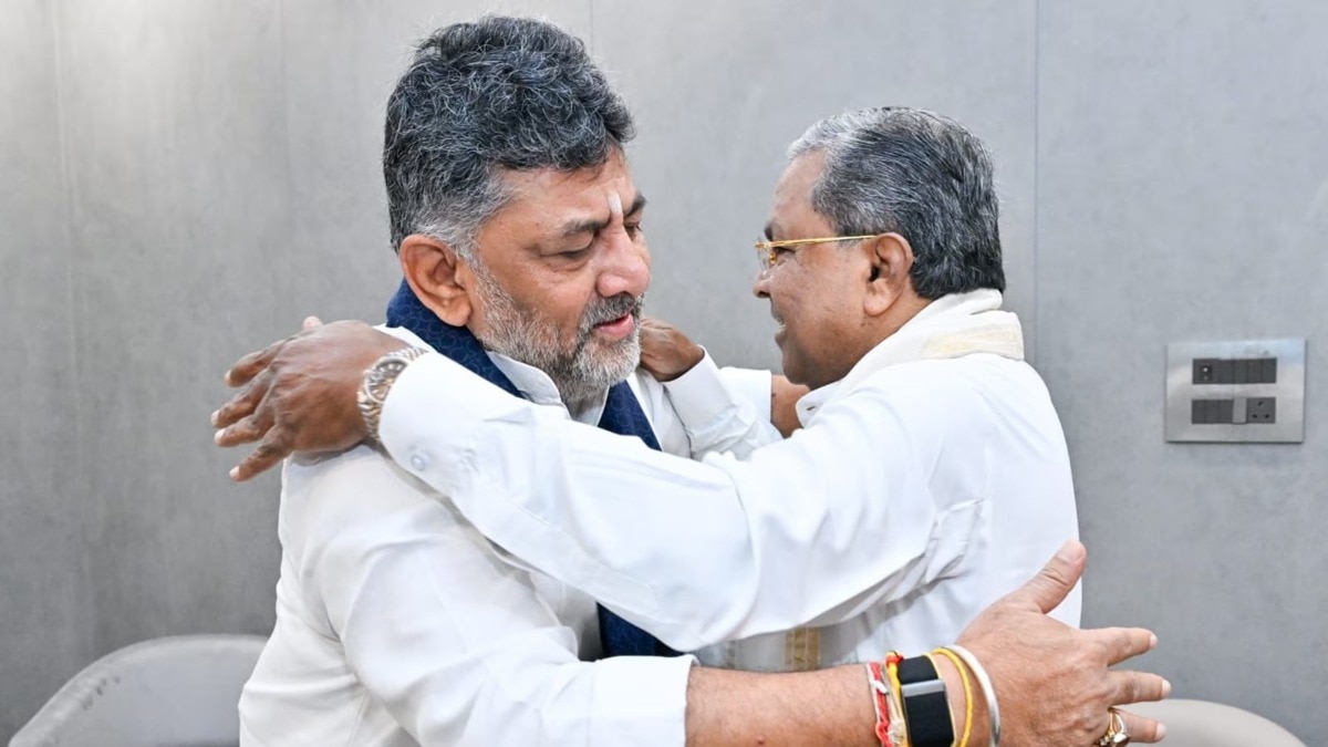 कर्नाटक में डीके शिवकुमार और सिद्धारमैया की केमिस्ट्री (Photo-PTI)