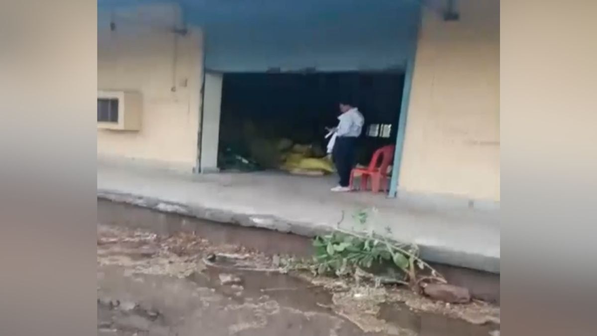 वेयर हाउस से 668 बोरी यूरिया, 32 बोरी पोटाश और 5 बोरी जिंक चोरी. (Photo: Screengrab)