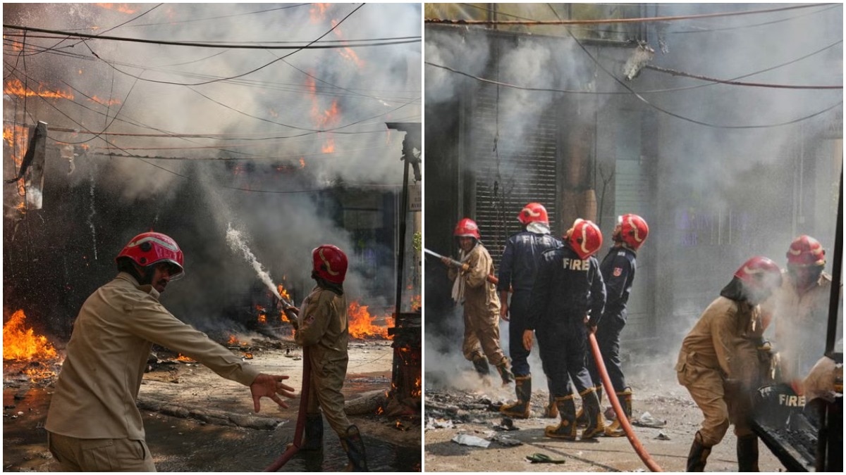 दिल्ली के मालवीय नगर में स्थित फ्लोरिश स्टे होटल में आग लगने की घटना में 21 लोगों की मौत हो गई. (Photo: PTI)