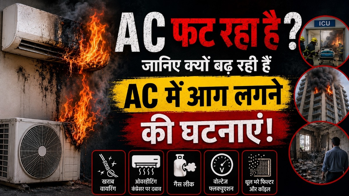 एसी फटने के मामले बढ़ रहे हैं