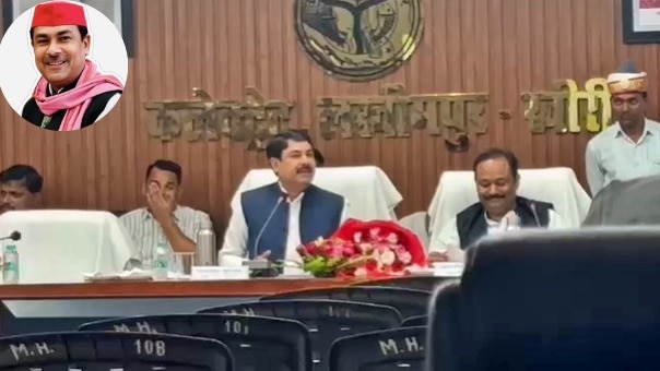 Samajwadi Party MP Anand Bhadauria from the Dhaurahra Lok Sabha seat (Photo: ITG)