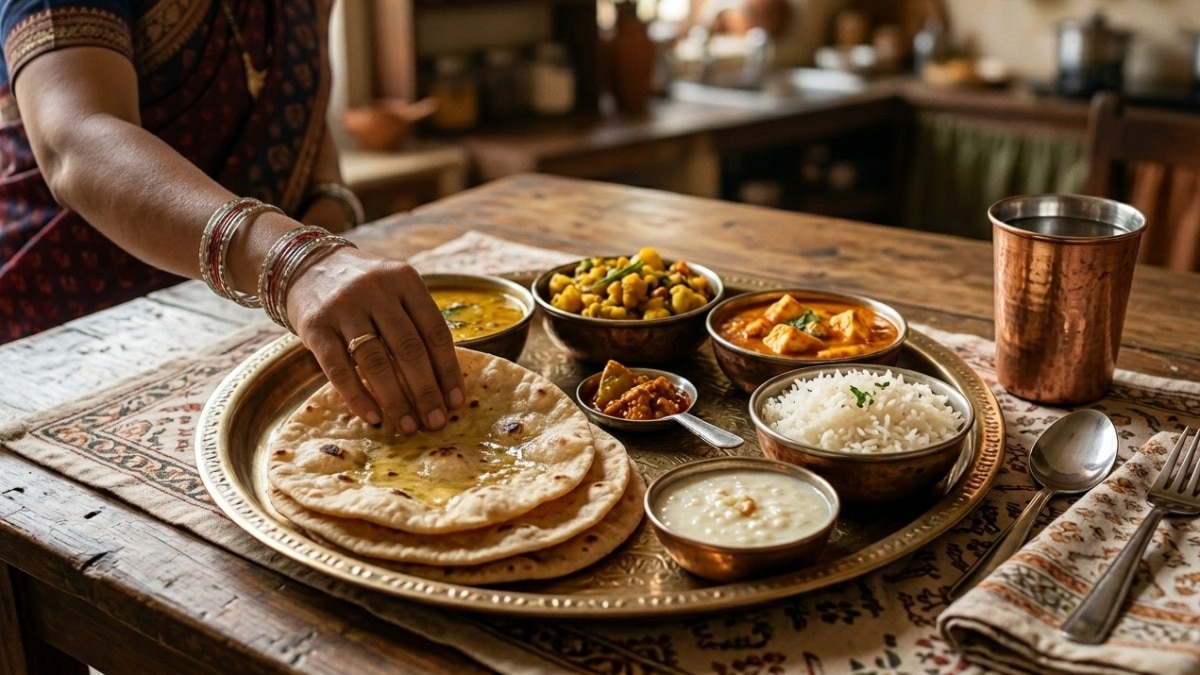 थाली में क्यों नहीं परोसनी चाहिए 3 रोटी? जानें इसके वास्तु नियम