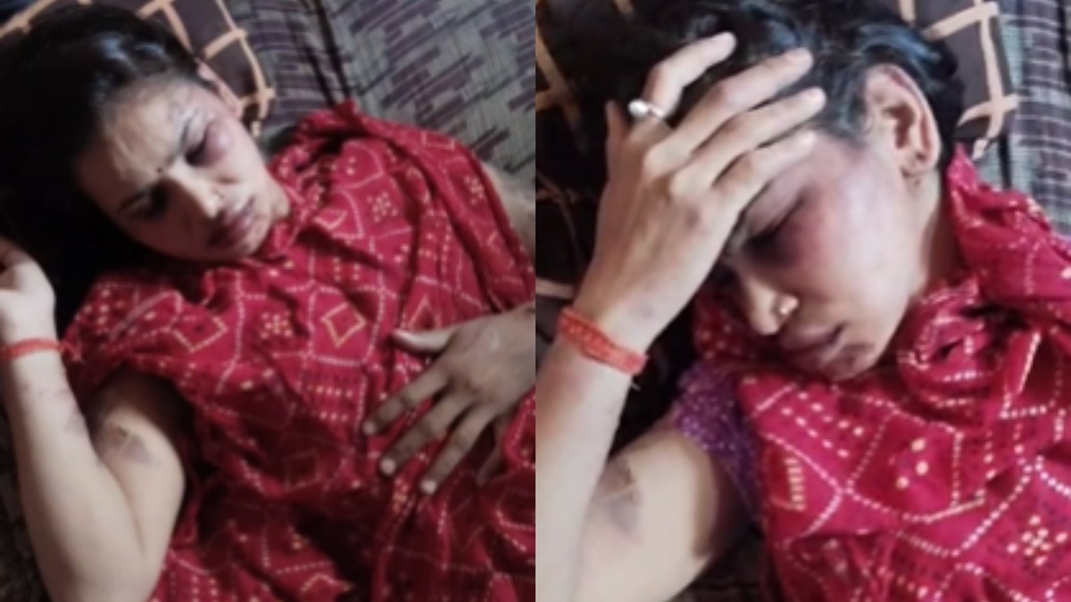 पत्नी अस्पताल में भर्ती.(Photo: Screengrab)
