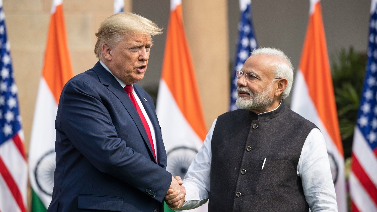Donald Trump With Narendra Modi