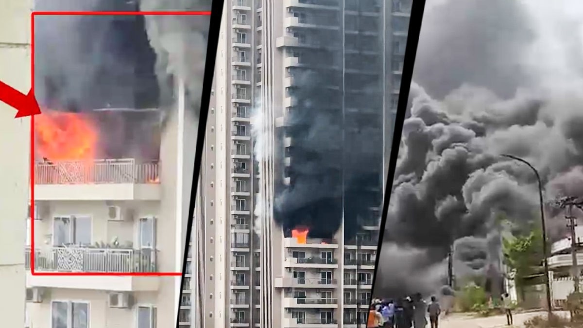 Fire in Noida and Bhiwadi (Photo- ITG) 