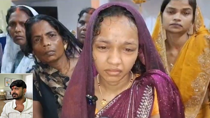 कमलेश बिंद की पत्नी ने एनकाउंटर पर उठाए सवाल (Photo- ITG)